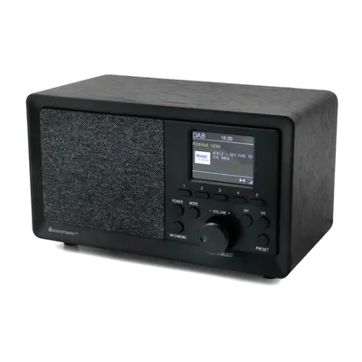 Zdjęcie produktu dla Soundmaster DAB350SW, Przenośny, Analogowe i cyfrowe, DAB+, FM, 7 W, 6,1 cm (2.4"), Czarny