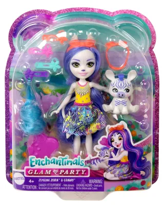 Zdjęcie produktu dla Enchantimals Glam Party HNV28, Lalka modowa, Damski, 4 lat(a), Chłopak, dziewczyna, 155 mm, Wielobarwny