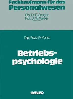Produktbild von Betriebspsychologie