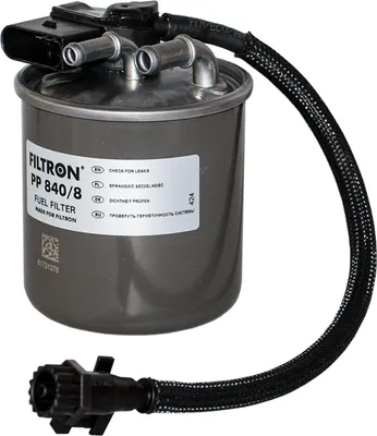 Produktbild von Kraftstofffilter FILTRON PP 840/8 passend für MERCEDES-BENZ C-Klasse Limousine (W204) Leitungsfilter