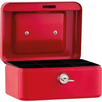 Image de Geldkassette 152x8x115cm 5Fächer rot