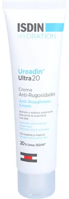 Produktbild von ISDIN Ureadin Ultra 20 Emollient Ultra-Hydrating Cream, Tagescreme, Frauen, trockene Haut, Raue Haut, Sehr trockene Haut, Gesicht, Exfoliation, Feuchtigkeitsspendend, Feuchtigkeitsspendend, Beruhigend, 100 ml