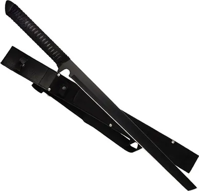Image de Set de décoration Ninja – Réplique de katana japonais avec fourreau – Objet de collection, décoration murale et de table, idée cadeau pour les fans du Japon et des anime D119