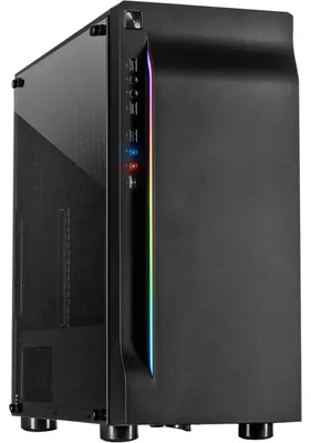 Image de Inter-Tech Gaming-Gehäuse A-3411 Creek RGB mit Tempered Glas
