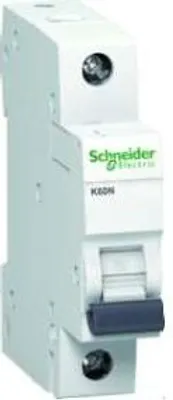 Zdjęcie produktu dla SCHNEIDER ELECTRIC Miniaturowy wyłącznik automatyczny SCHNEIDER A9K01110, B, 10A