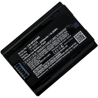 Produktbild von Akku für Fujifilm GFX100S Li-Ion 7,2 Volt 2250 mAh schwarz