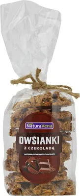 CIASTKA OWSIANKI Z CZEKOLADĄ 175 g - NATURAVENA