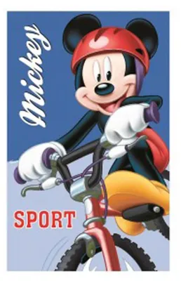 Immagine prodotto di Asciugamano Disney Mickey Sporty Navy-Blue Asciugamano per la pulizia del viso, asciugamano 35x65cm