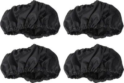 Obrázok produktu pre 4PCS/set Detský detský kočík kryt kolies čierny prachotesný príslušenstvo s s