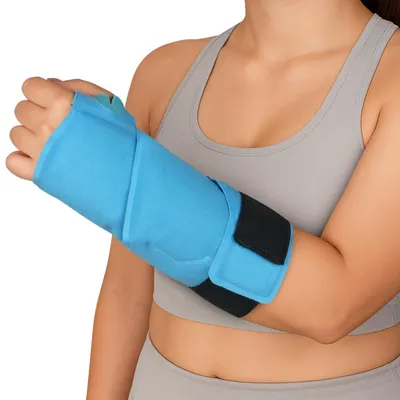 Produktbild von Wiederverwendbare Kühlpackung – Handgelenkbandage – Warm-/Kältekompresse – Große Auflagefläche – Schmerzlinderung – Erhöhter Komfort – Kühlpack