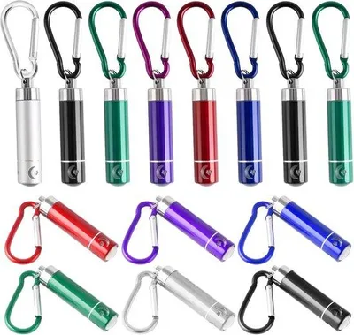 Produktbild von Mini-LED-Zaklampen für Kinder, 14 Stück, tragbar, für Kinder, außen, Wandern, Camping, Geschenk