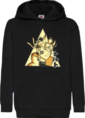 Produktbild von Kinder Kapuzenpullover Naruto Naruto 08, 12-13 Jahr - 152 / Schwarz
