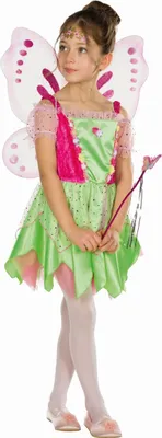 Produktbild von Fee Blumenfee Flower Fairy Elfe Märchen Karneval Mädchen Kostüm 104