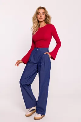 Produktbild von Made of Emotion Weite Damenhose Voolgruul M799 himmelblau M