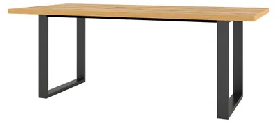 Produktbild von Masseno Esstisch HALERIA 200 cm x 100 cm Rechteckig Tisch für Wohnzimmer, Küche, Eiche Wotan