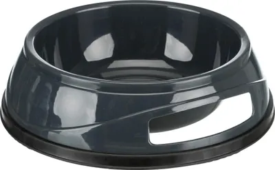 Produktbild von TRIXIE Napf, schwer, Kunststoff / Gummiboden, 0,3 l / Ø 12 cm