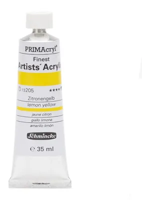 Produktbild von Schmincke PRIMAcryl Professional Acrylfarben 35 ml - 205 Hansagelb Zitron