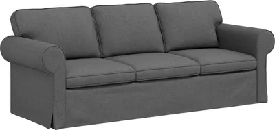Produktbild von vidaXL Sofa Dunkelgrau 215 x 82 x 80 cm Stoff