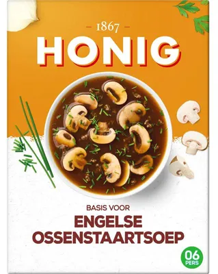 Image de Honey Engelse Ossenstaartsoep 88g – soupe classique et copieuse à la queue de bœuf