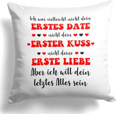 Produktbild von 22Feels Verlobung Geschenk Frauen Männer Deko Kissen Hochzeitsplanung Verlobungsgeschenk Dekoration Wohnaccessoire Wohnzimmer Schlafzimmer Couch