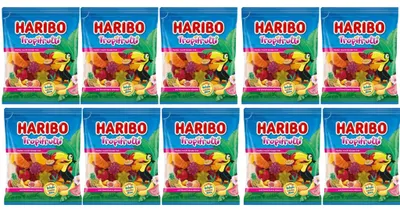 Produktbild von Tropifrutti Mix Gummibärchen 175 g – Haribo – 10er-Pack