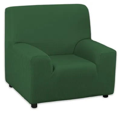 Produktbild von Martina Home Emilia Elastischer Sofabezug für 1-Sitzer, Flaschengrün, von 70 bis