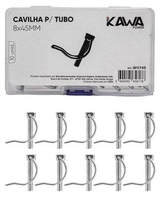 Produktbild von Kawapower Faltbare Rohrstifte, 8 x 45 mm (10 Stück)