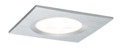 Produktbild von Paulmann Premium Einbauleuchten Set Nova eckig dimmbar LED 1x7W 230V GU10 51mm Alu gedreht/Alu Zink
