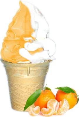 Produktbild von Mandarine Softeis Pulver 1 kg