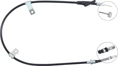 Produktbild von A.B.S. Handbremsseil Seilzug Feststellbremse für HONDA S2000 (AP) Hinten Rechts K14103