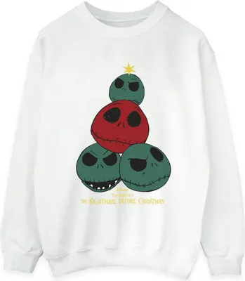 Immagine prodotto di The Nightmare Before Christmas - Felpa da donna BI54678 (XL) (Bianco)