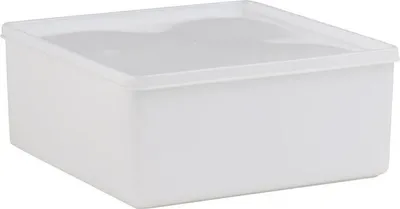 Produktbild von hünersdorff 910700, Aufbewahrungsbox, Natürlich/Natur, Quadratisch, Hart-Polyethylen (HDPE), Lineares Polyethylen mit niedriger Dichte (LLDPE), Einfarbig, 3,2 l