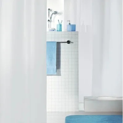 Produktbild von Spirella Duschvorhang Textil "Primo white", vers. Größen Größe: 120 x 200 cm