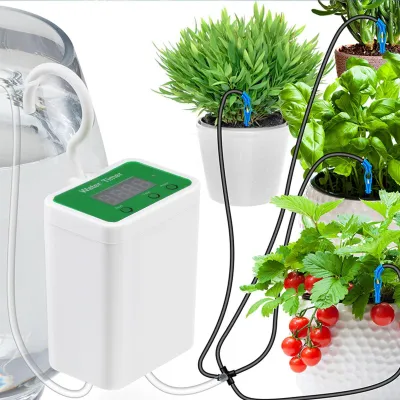 Obrázok produktu pre Automatický zavlažovací systém - Kvapková zavlažovacia súprava - Inteligentný samostatný zavlažovací systém - Indoor zavlažovací kit - Programovateľný časovač vody...
