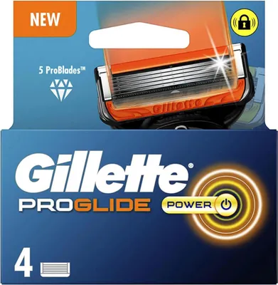 Produktbild von Gillette Fusion Proglide Power Cargador 4 Recambios