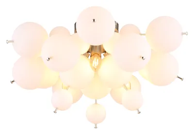 Obrázok produktu pre Globo Lighting stropné svietidlo kovový matný nikel, 3x E14