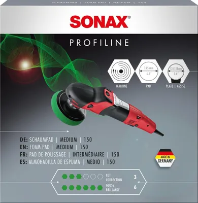 Immagine prodotto di SONAX PROFILINE FoamPad medio 150 (1 pezzo)