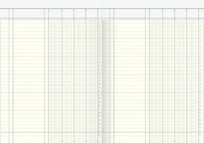 Image de 5X König & Ebhardt 8611041 Spaltenbuch A4 KL 4Spalten 40Bl