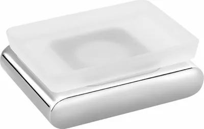 Zdjęcie produktu dla Sapho Flori - Dozownik mydła z uchwytem, mleczne szkło/chrom RF002