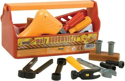 Produktbild von Werkzeuge in einer Box Kleiner Baumeister.  02919 DROMADER