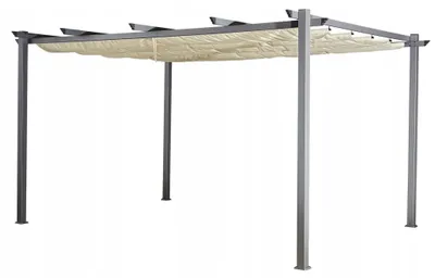 Produktbild von BelloGriardino | Gartenpergola 3 x 4 m - Ecru - Wetterfest - Elegantes Design - Sonnenschutz