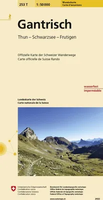Produktbild von Swisstopo 1 : 50 000 Gantrisch. Wanderkarte