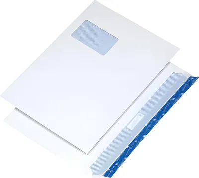 Image de Cygnus Excellence 30007248 Enveloppe C4, auto-adhésive, blanche, offset 120g, 250 pièces avec fenêtre