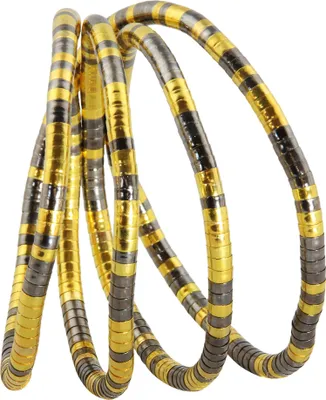 Produktbild von Biegsame Halskette Schlangenkette anthrazit-goldfarben dunkel 5mm Kette Armband