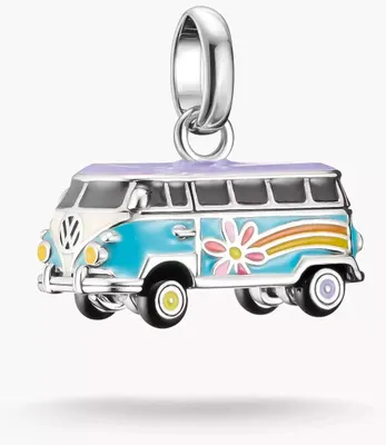 Obrázek produktu pro Přívěsek Volkswagen Hippie Bus Connect, stříbrný