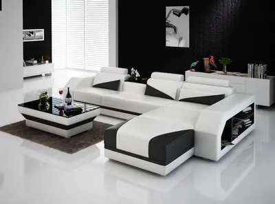 Produktbild von Wohnlandschaft Ecksofa L-Form Mit Sessel Set Modern