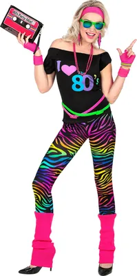 Produktbild von I Love 80's Fashion Damen Kostüm M