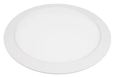 Obrázek produktu pro LED Solution Bílý vestavný LED panel kulatý 300mm 24W Barva světla: Teplá bílá 191110