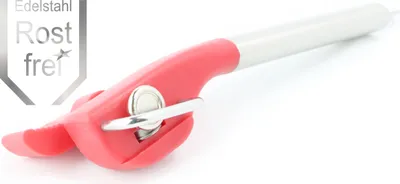 Produktbild von Sicherheit Dosenöffner Edelstahl rot