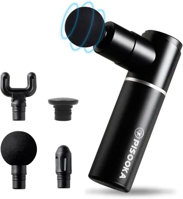 Productafbeelding van X Mini massagepistool, percussiemassageapparaat voor diepe spierbehandeling, extreem lichtgewicht en draagbaar handmassageapparaat voor verlichting van nek- en rugpijn, en spierontspanning